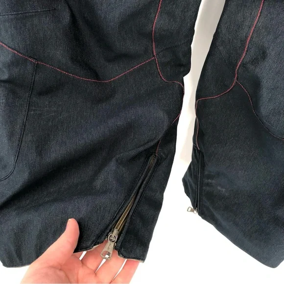 ROSSIGNOL Ski Snowboard Pants Men L Gore-Tex Blue Winter Snow Outdoor Snow Pants - Picture 4 of 14